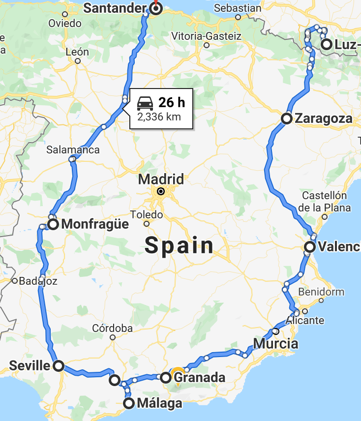 Day 1: Luz to Gallocanta